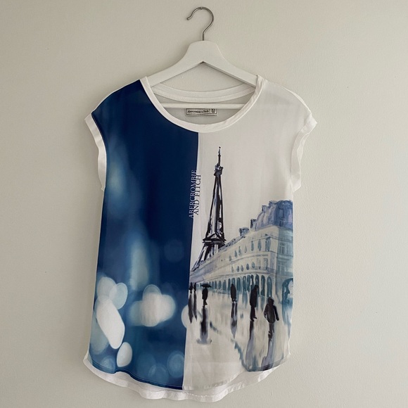 Abercrombie & Fitch Tops - Abercrombie & Fitch Paris Graphic T-Shirt